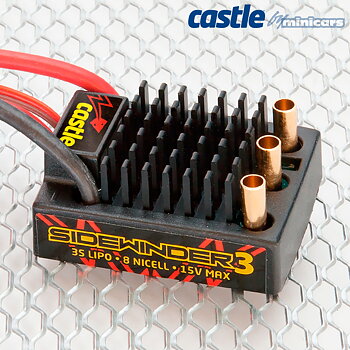 Castle Creations SV3 Sensord Combo 1/10 med 12v fartreglage 1406-5700 motor