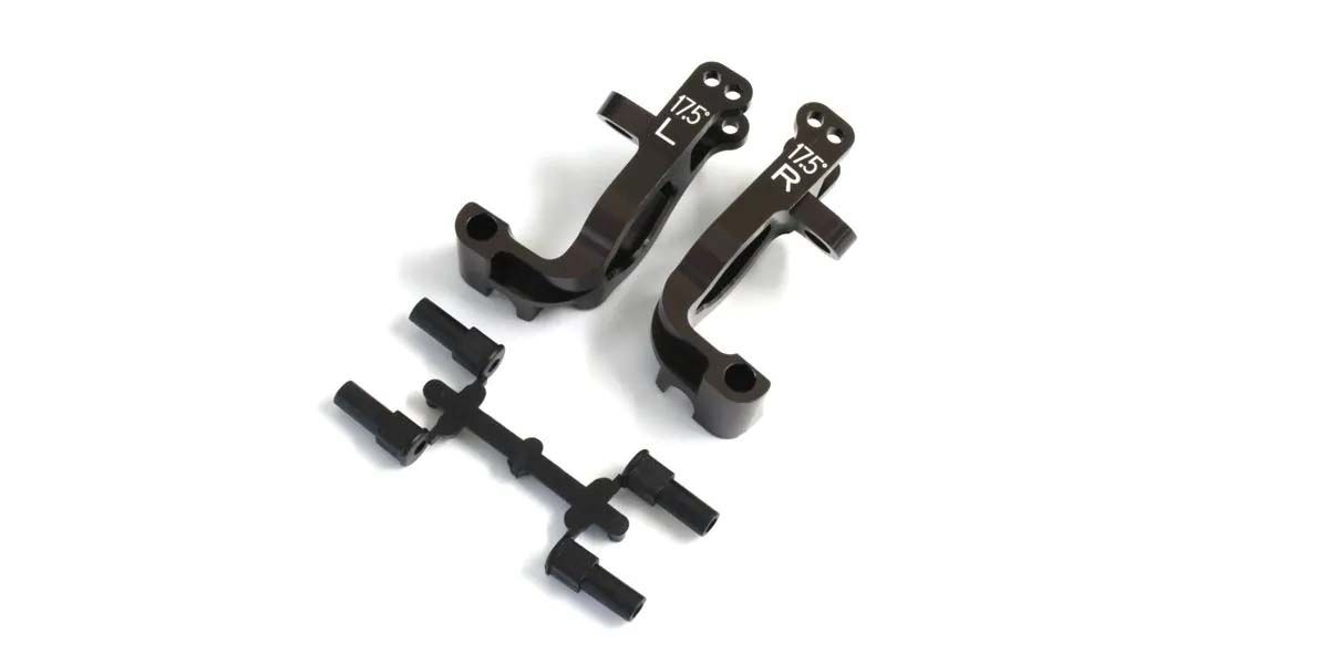 Kyosho IFW474B Front Hub Carrier Set Kyosho Inferno MP9-MP10 Aluminium - 17.5 Deg.
