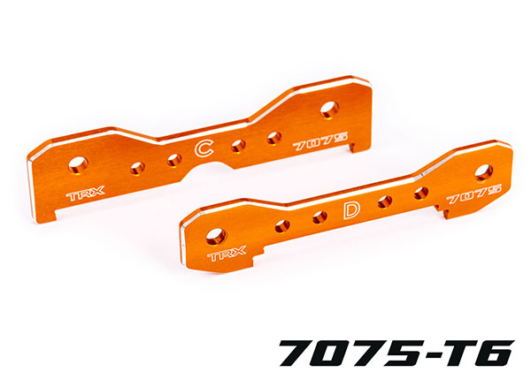 Traxxas 9630T Bärarmshållare Bak Alu HD Orange Sledge