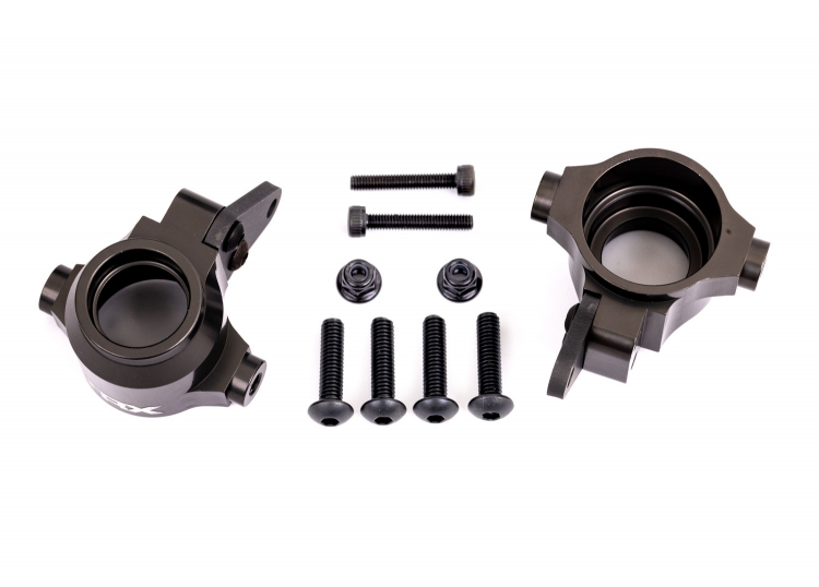 Steering Blocks Alu Grey (Pair) Sledge