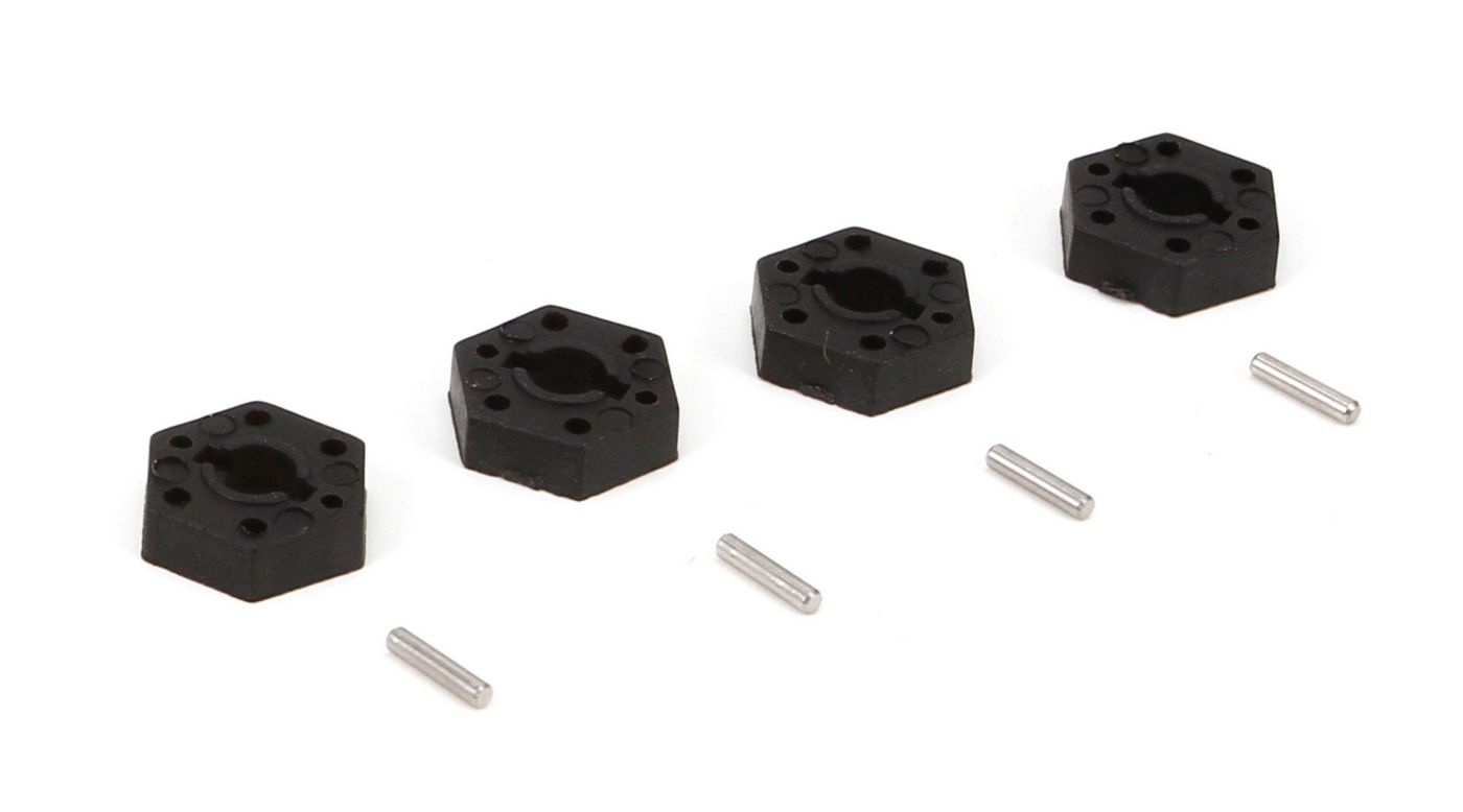ECX Wheel Hex Set: 1/18 4WD All