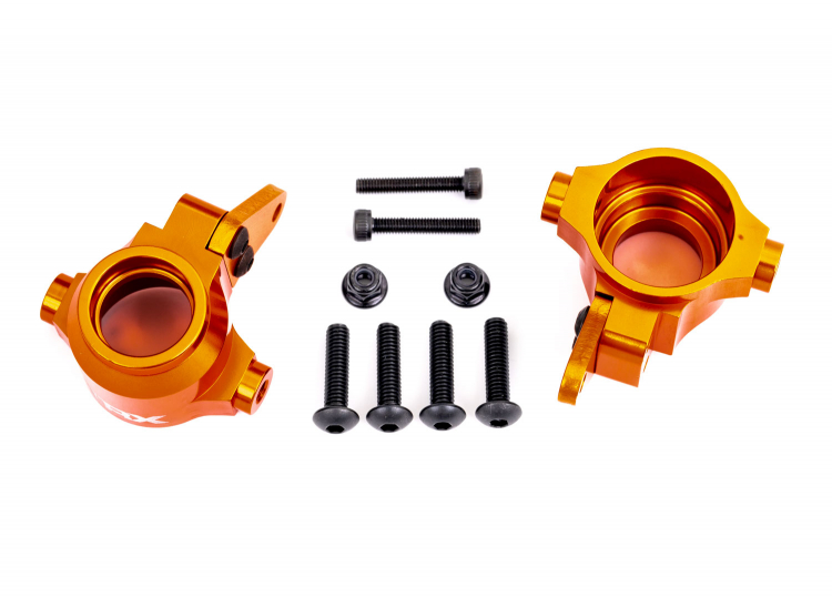 Traxxas 9635T Styrspindlar Alu Orange (Pair) Sledge