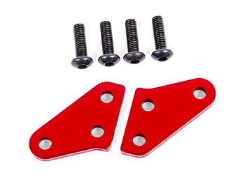 Traxxas 9636R Armar Styrspindlar Alu Röd (för Styrspindel #9635,#9637) (Par) Sledge