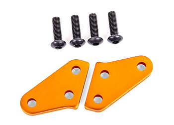 Traxxas 9636T Armar Styrspindlar Alu Orange (för Styrspindel #9635,#9637) (Par) Sledge