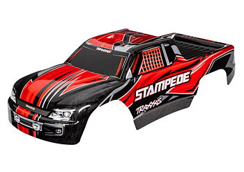 Body Stampede 2WD Red Painted