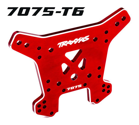 Shock Tower Rear Alu HD Red Sledge