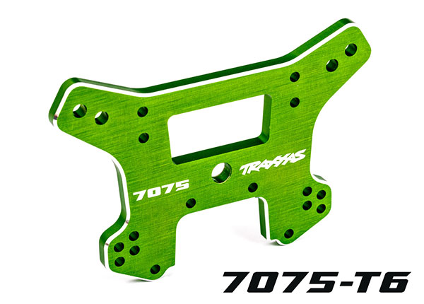 Traxxas 9639G Stötdämpartorn Fram Alu HD Grön Sledge