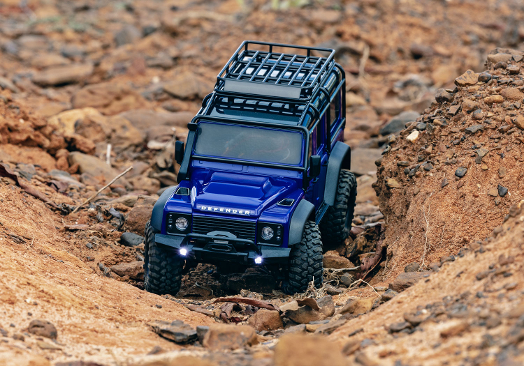 TRX-4M 1/18 Land Rover Defender Crawler Blue RTR - 27