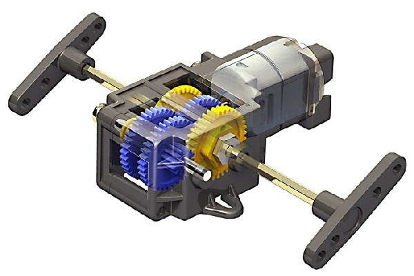 TAMIYA 70167 Single Gear Box (4-Speed)