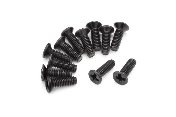 Blackzon 540049 Countersunk Screws KM2.5*8