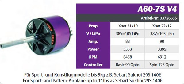 Hacker A60 7S V4 215kv - 3