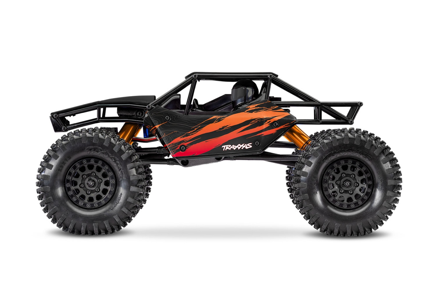 Traxxas TXC-4M 1/18 Extreme Crawler Orange RTR - 3S LiPo/USB Laddare - 5