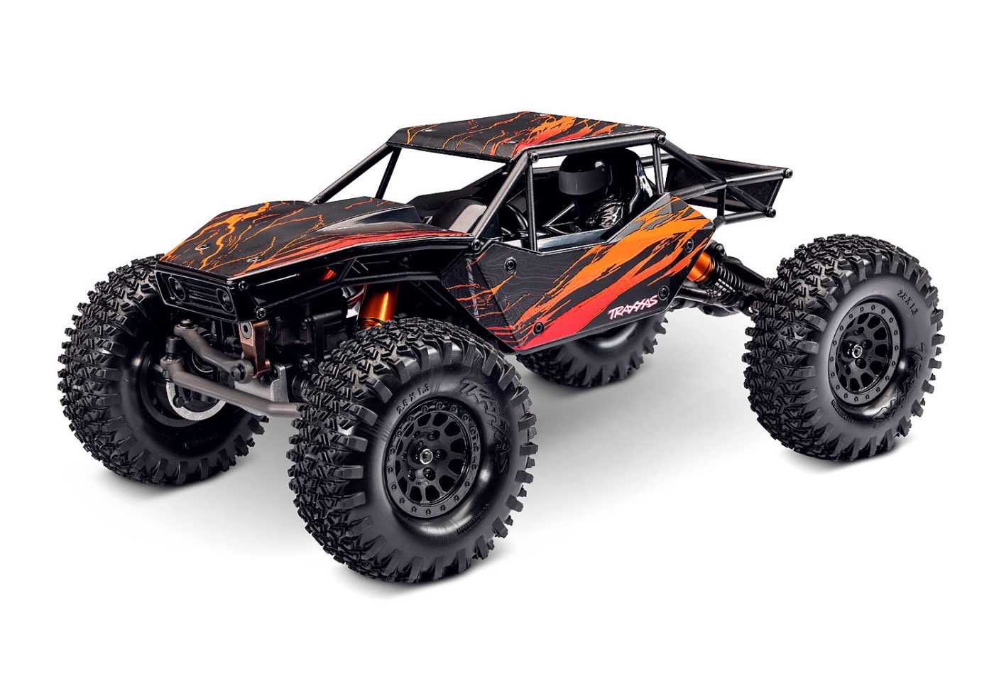 Traxxas TXC-4M 1/18 Extreme Crawler Orange RTR - 3S LiPo/USB Laddare
