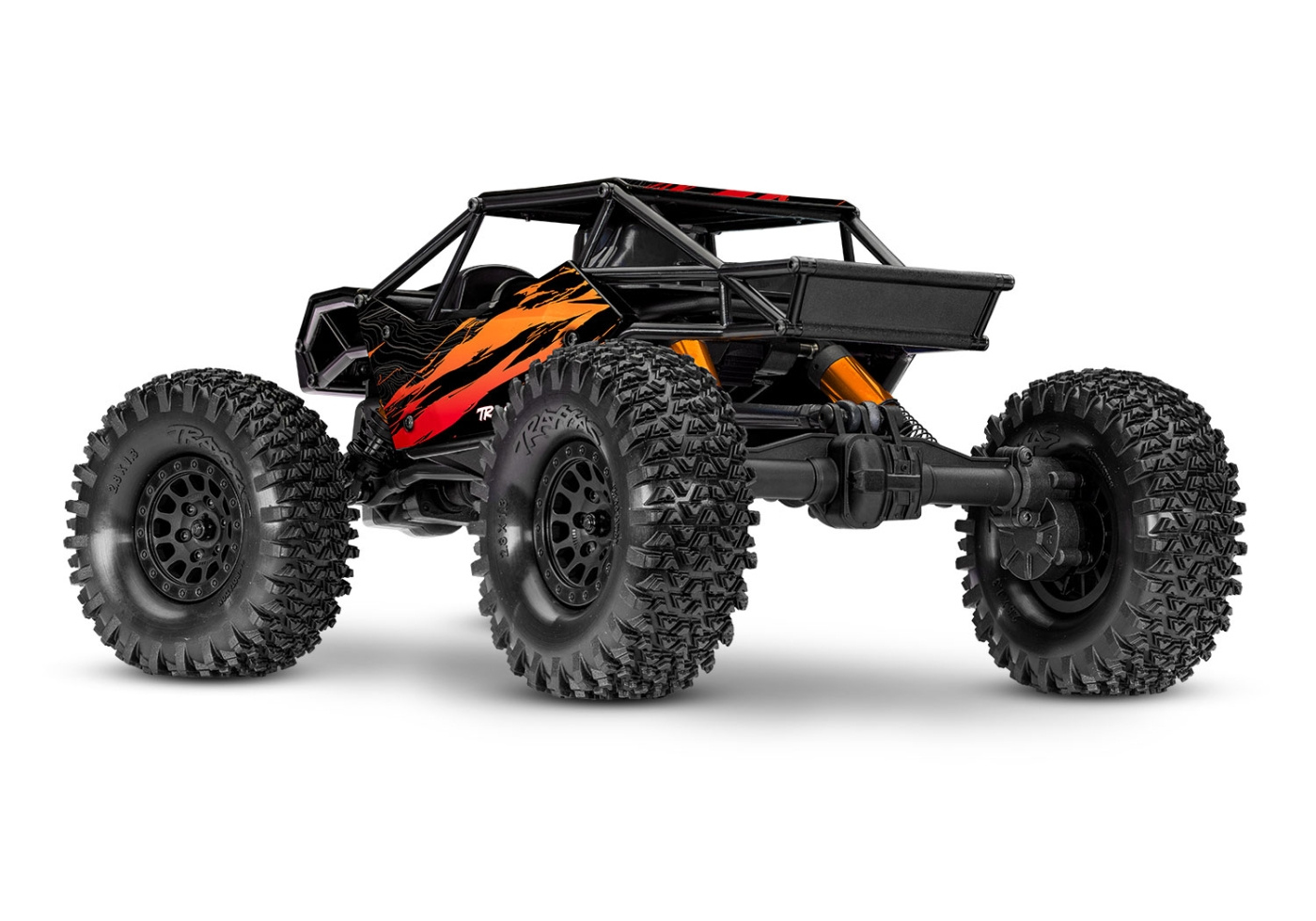 Traxxas TXC-4M 1/18 Extreme Crawler Orange RTR - 3S LiPo/USB Laddare - 7
