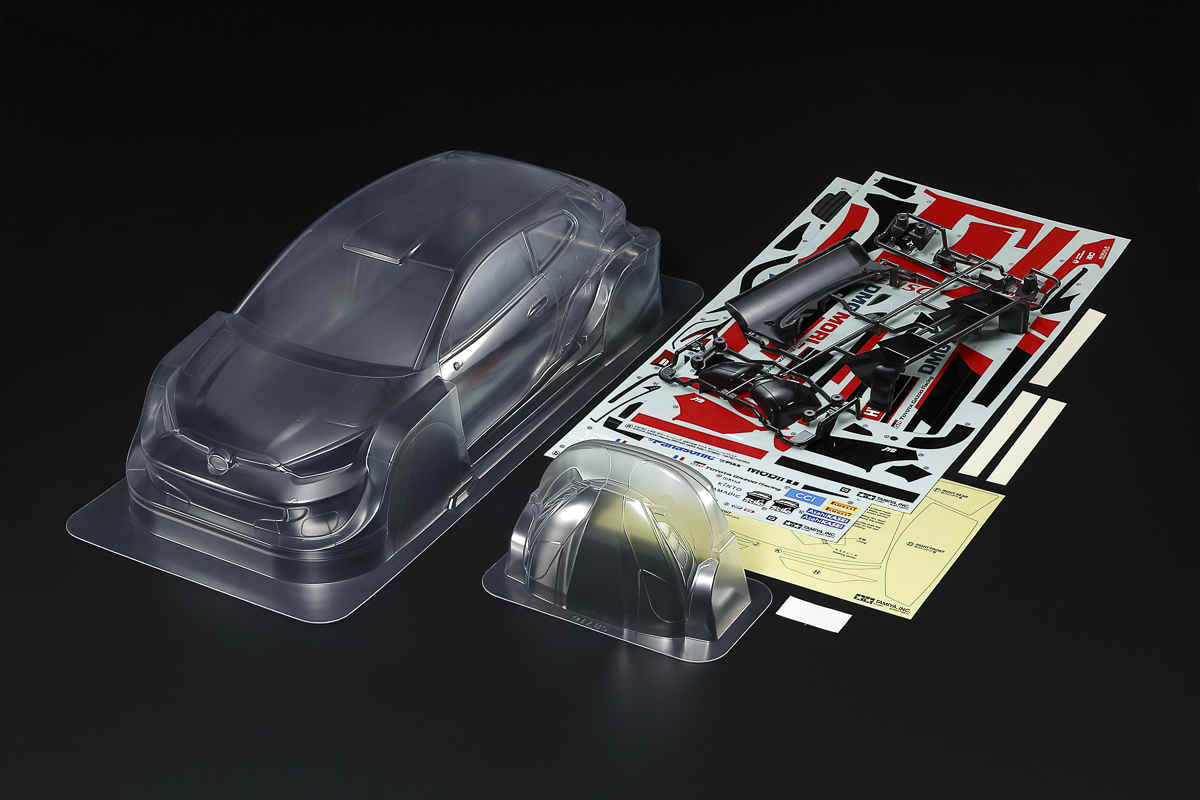 Tamiya 51707 1/10 Scale R/C Toyota GAZOO Yaris Body Parts Set