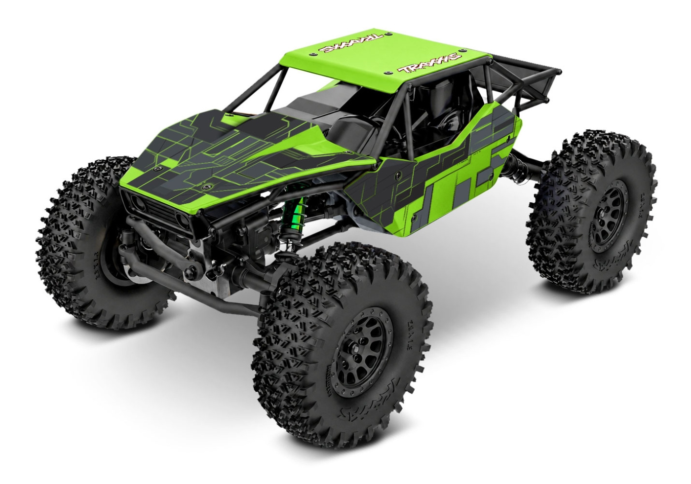 Traxxas TXC-4M 1/18 Extreme Crawler Grön RTR - 3S LiPo/USB Laddare - 6