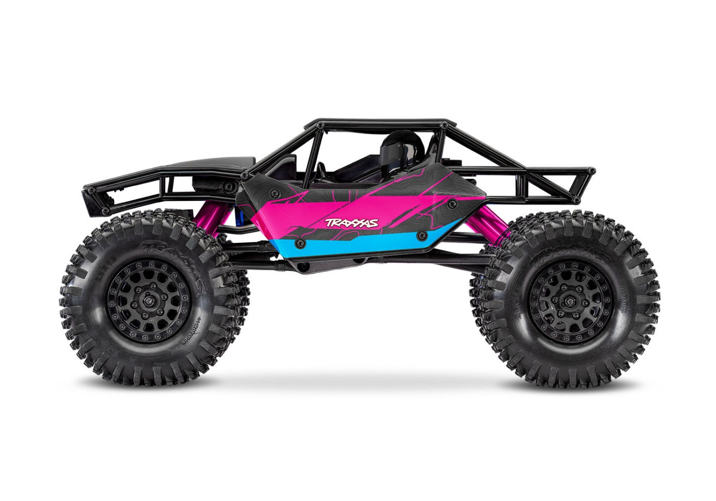 Traxxas TXC-4M 1/18 Extreme Crawler Rosa RTR - 3S LiPo/USB Laddare - 5