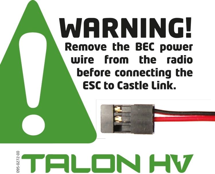 TALON HV 120 - 3-12S 120A 10A-BEC ESC - 3
