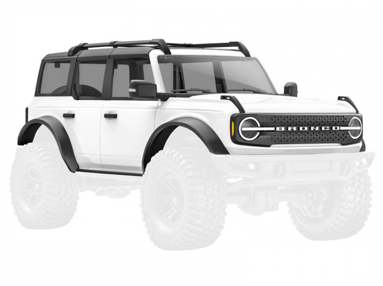 Traxxas 9711-WHT Kaross TRX-4M Ford Bronco Vit Komplett