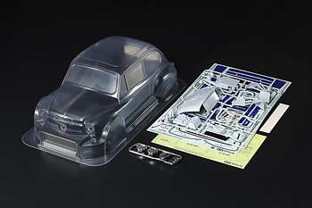 Tamiya 51709 1/10 Scale R/C Fiat Abarth 1000 TCR Body Parts Set