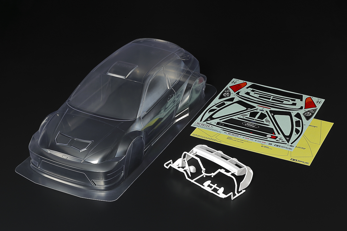 Tamiya 51718 1/10 Scale R/C 2003 Ford Focus RS Body Parts Set