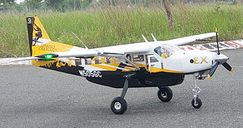 Seagull Cessna 208 Grand Caravan EX 30-40cc 2159mm Gul-Svart