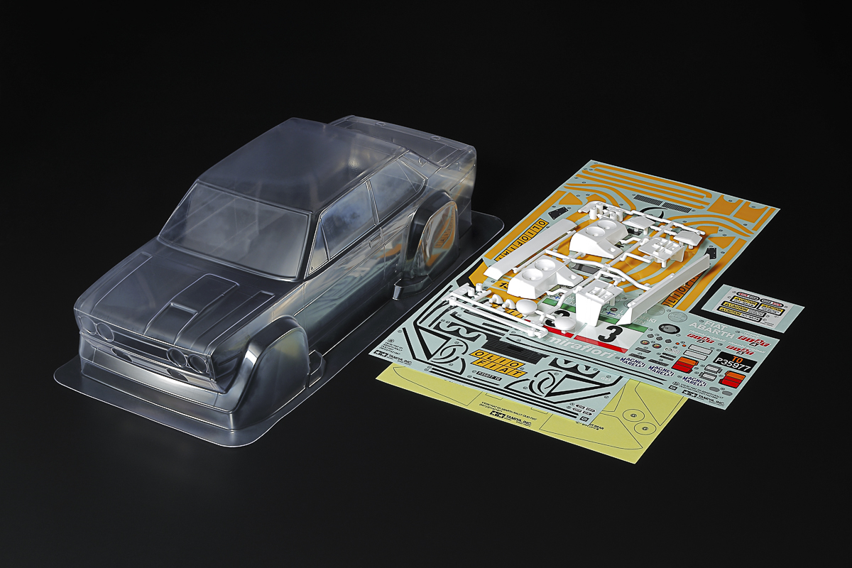 Tamiya 51710 1/10 Scale R/C Fiat 131 Abarth Rally Body Parts Se