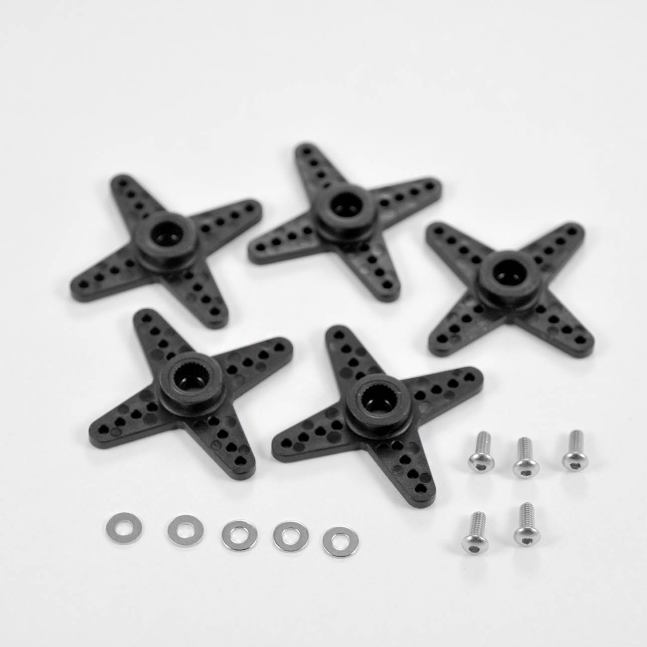 Plastic Cross Servo horn package (L:38)(T:2)(For HBL575/599