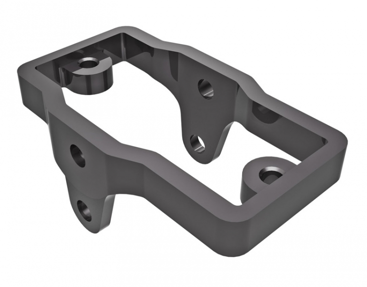 Servo Mount Alu Gray TRX-4M
