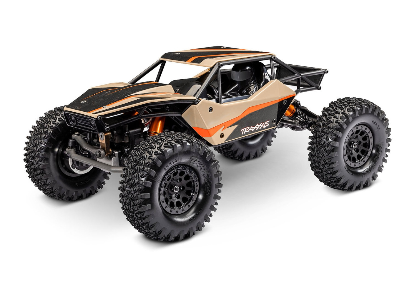 Traxxas TXC-4M 1/18 Extreme Crawler Tan RTR - 3S LiPo/USB Laddare