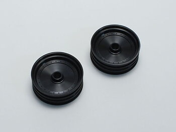 Kyosho SCH001BK Black Front Wheel (2) Kyosho Scorpion 2014 2.0 inches