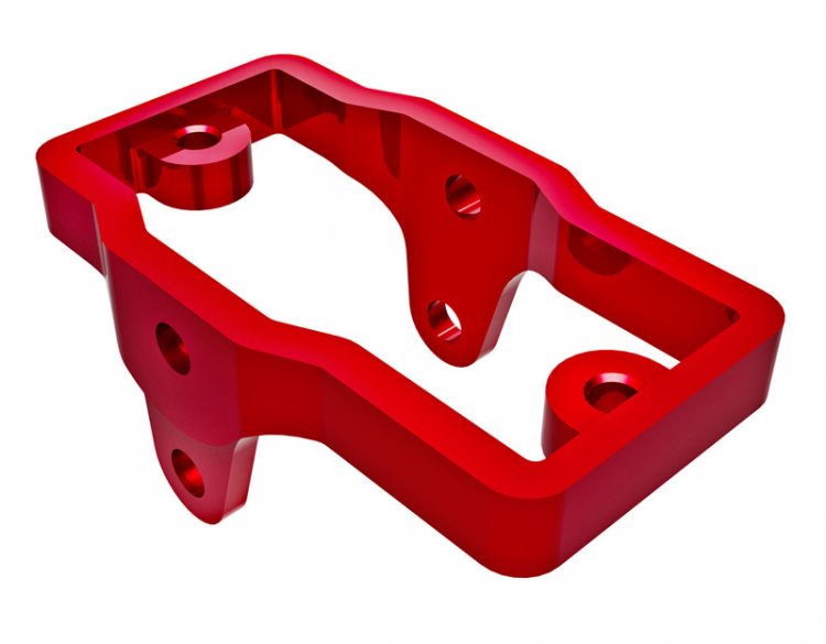 Traxxas 9739-RED Servofäste Alu Röd TRX-4M