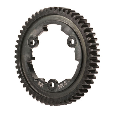 Spur Gear 54-Tooth Steel (Machined Hardened) Wide (1.0M)