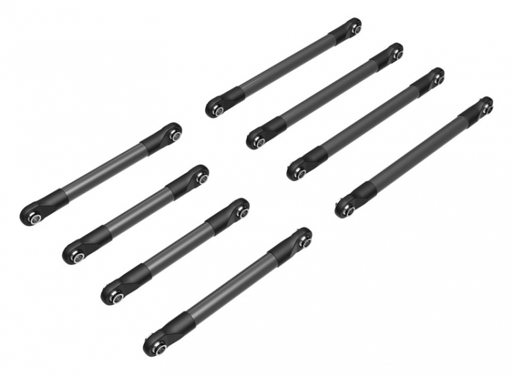 Suspension Link Alu Set F&amp;B Gray TRX-4M