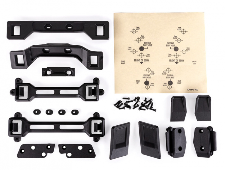 Traxxas 6928 Ombyggnadskit Clipless Kaross Slash 4x4
