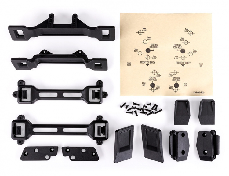 Traxxas 6929 Ombyggnadskit Clipless Kaross Slash 2WD