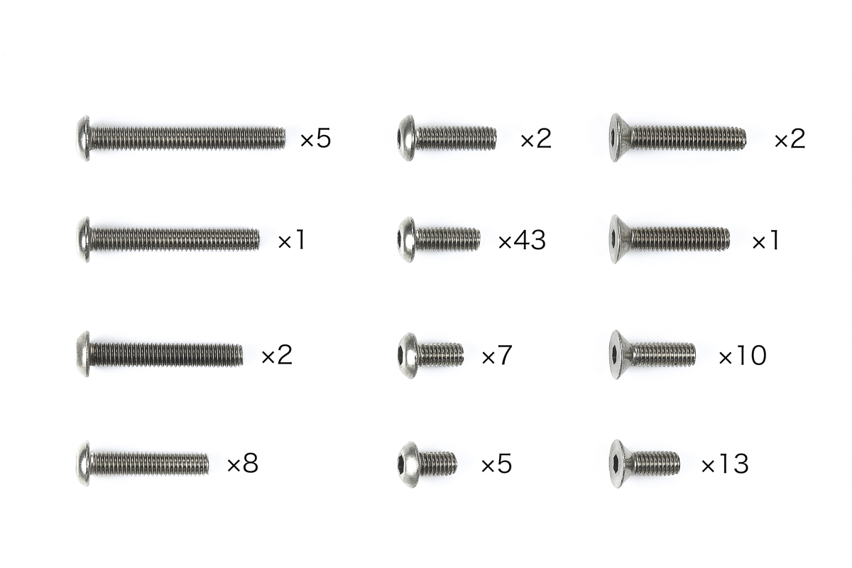 Tamiya 47509 XM-01 Titanium Screw Set