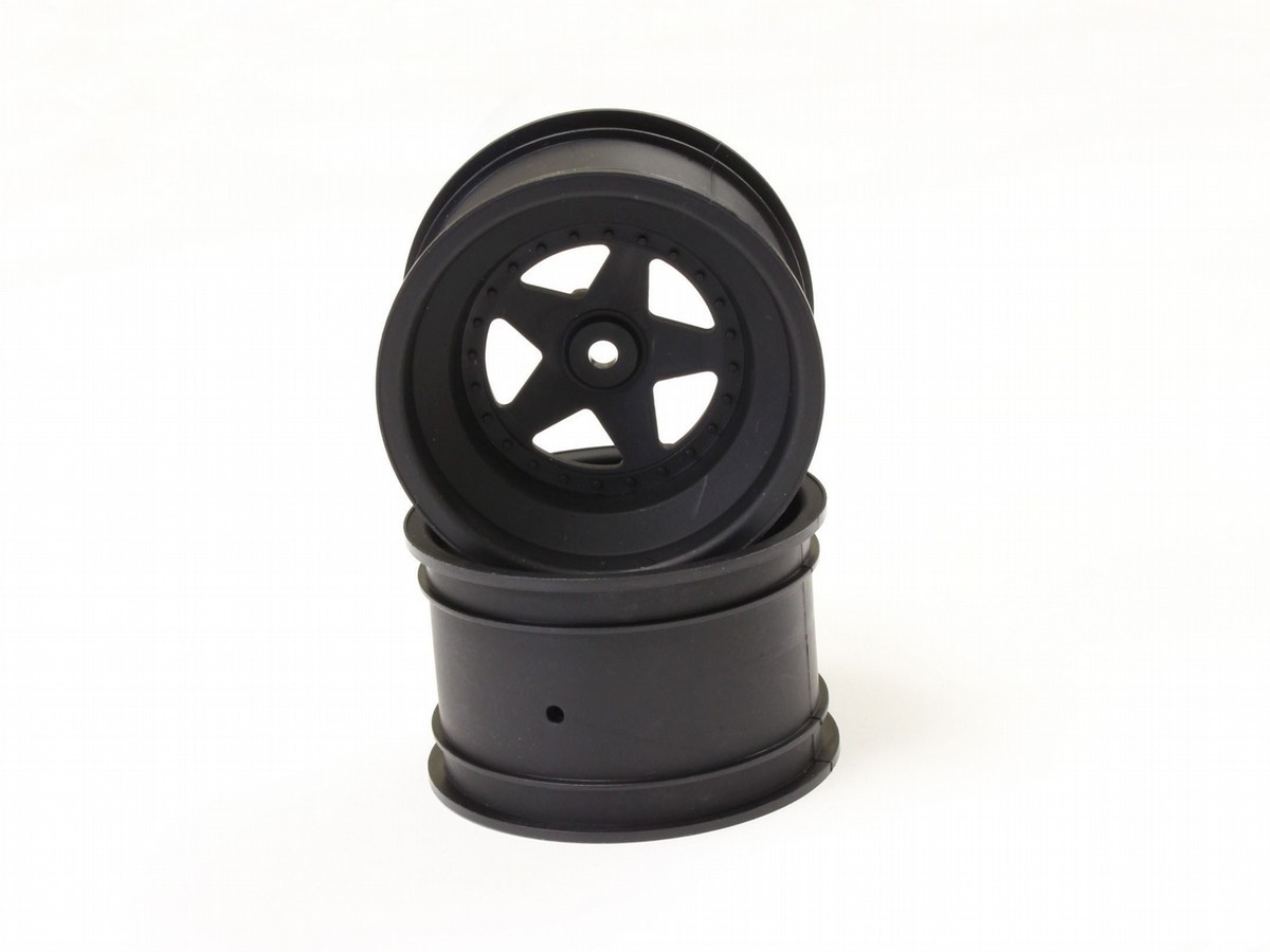 Kyosho SCH006BK Rear Wheel Kyosho Scorpion 2014 (2) Black 2.2 inches