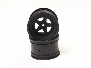 Kyosho SCH006BK Rear Wheel Kyosho Scorpion 2014 (2) Black 2.2 inches