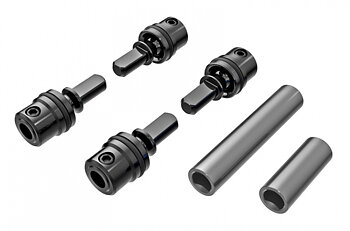 Driveshafts Center Steel/Alu Set Complete Gray TRX-4M
