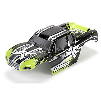 ECX Body, Black/Green: 1:10 AMP MT