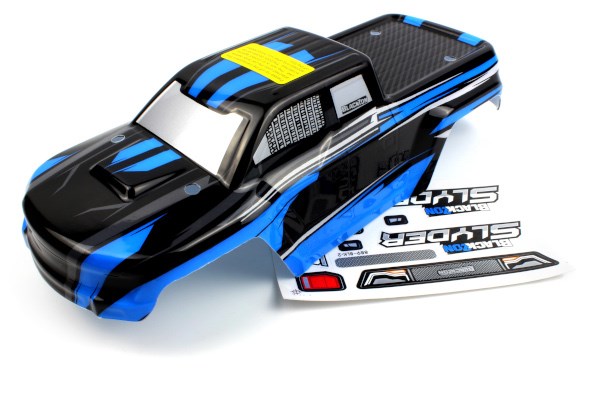 Blackzon 540106 Slyder MT Body (Black/Blue)