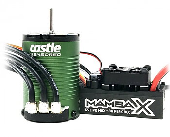 Castle Creations Mamba X SCT ESC Combo med 1410-3800KV Sensormotor