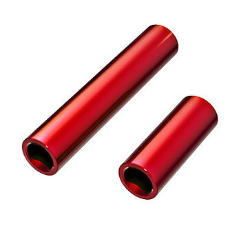 Driveshafts Center Alu Set Red TRX-4M