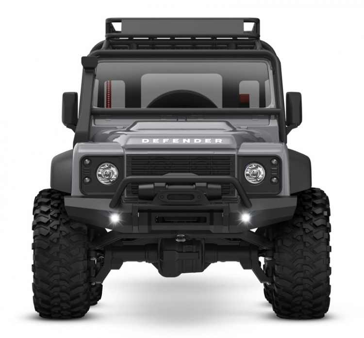 Traxxas TRX-4M 1/18 Land Rover Defender Crawler Silver RTR - 2S LiPo/USB Laddare - 22