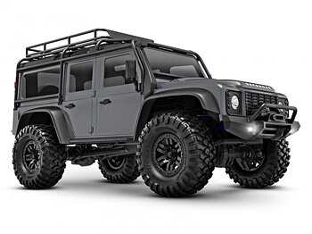 Traxxas TRX-4M 1/18 Land Rover Defender Crawler Silver RTR - 2S LiPo/USB Laddare