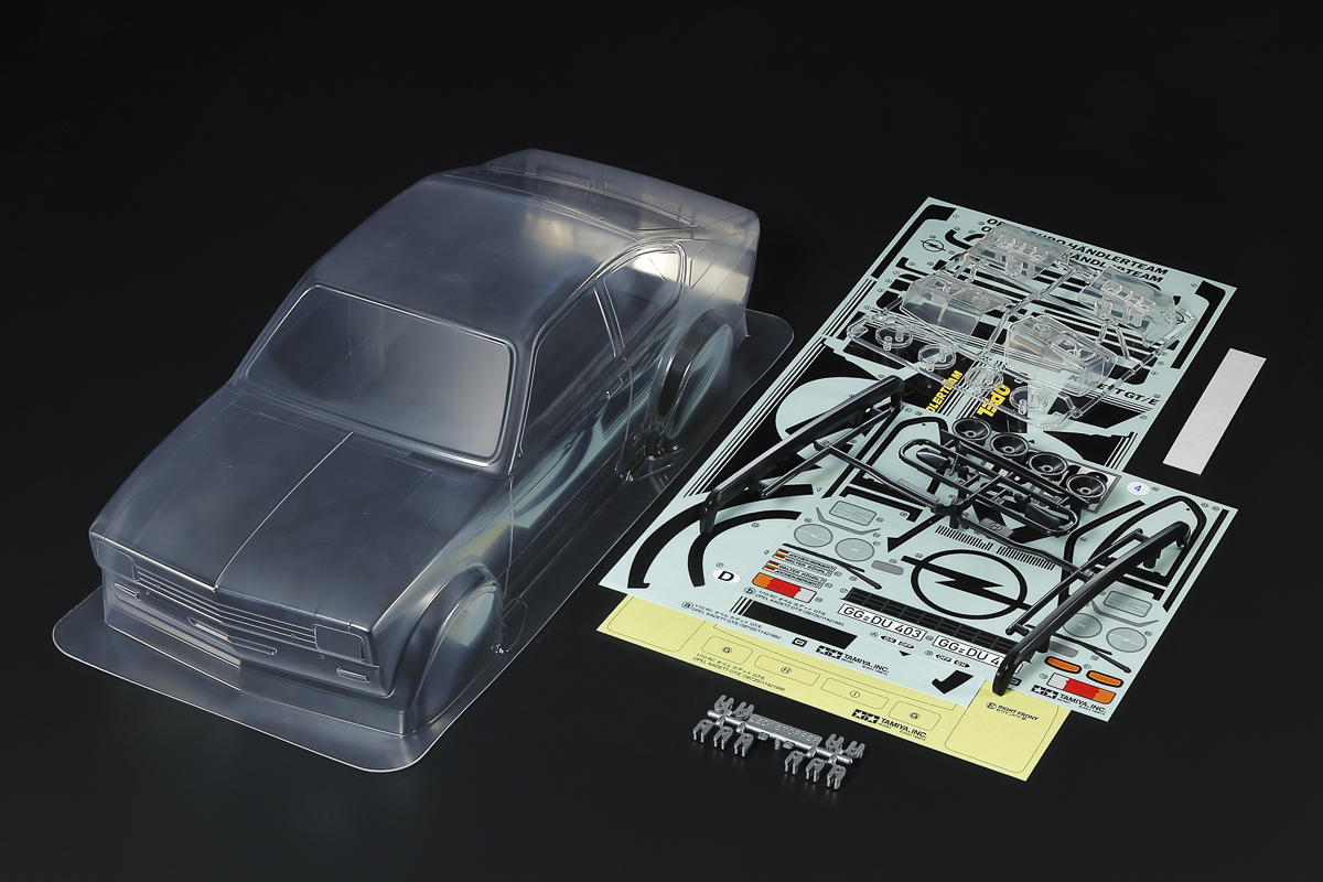 Tamiya 51727 1/10 Scale R/C Opel Kadett GT/E Body Parts Set