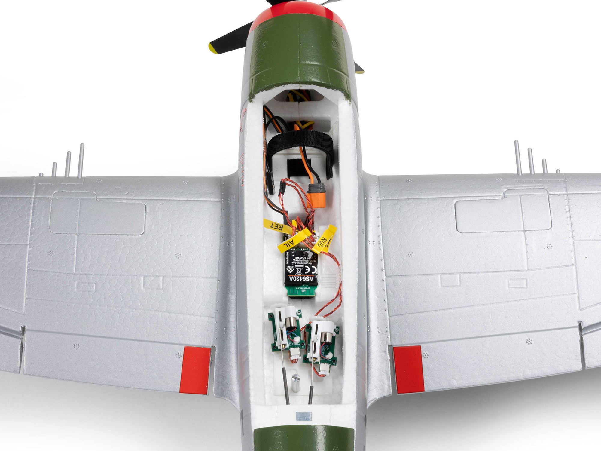E-Flite EFL07050 Micro P-47 Thunderbolt 625mm BNF Basic with AS3X+ and SAFE Select - 17
