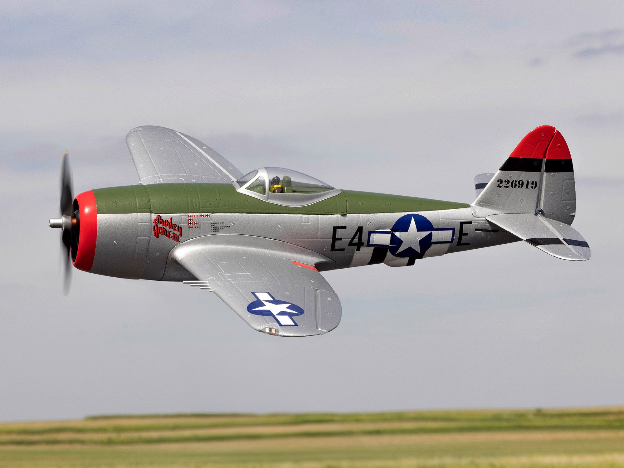 E-Flite EFL07050 Micro P-47 Thunderbolt 625mm BNF Basic with AS3X+ and SAFE Select - 2