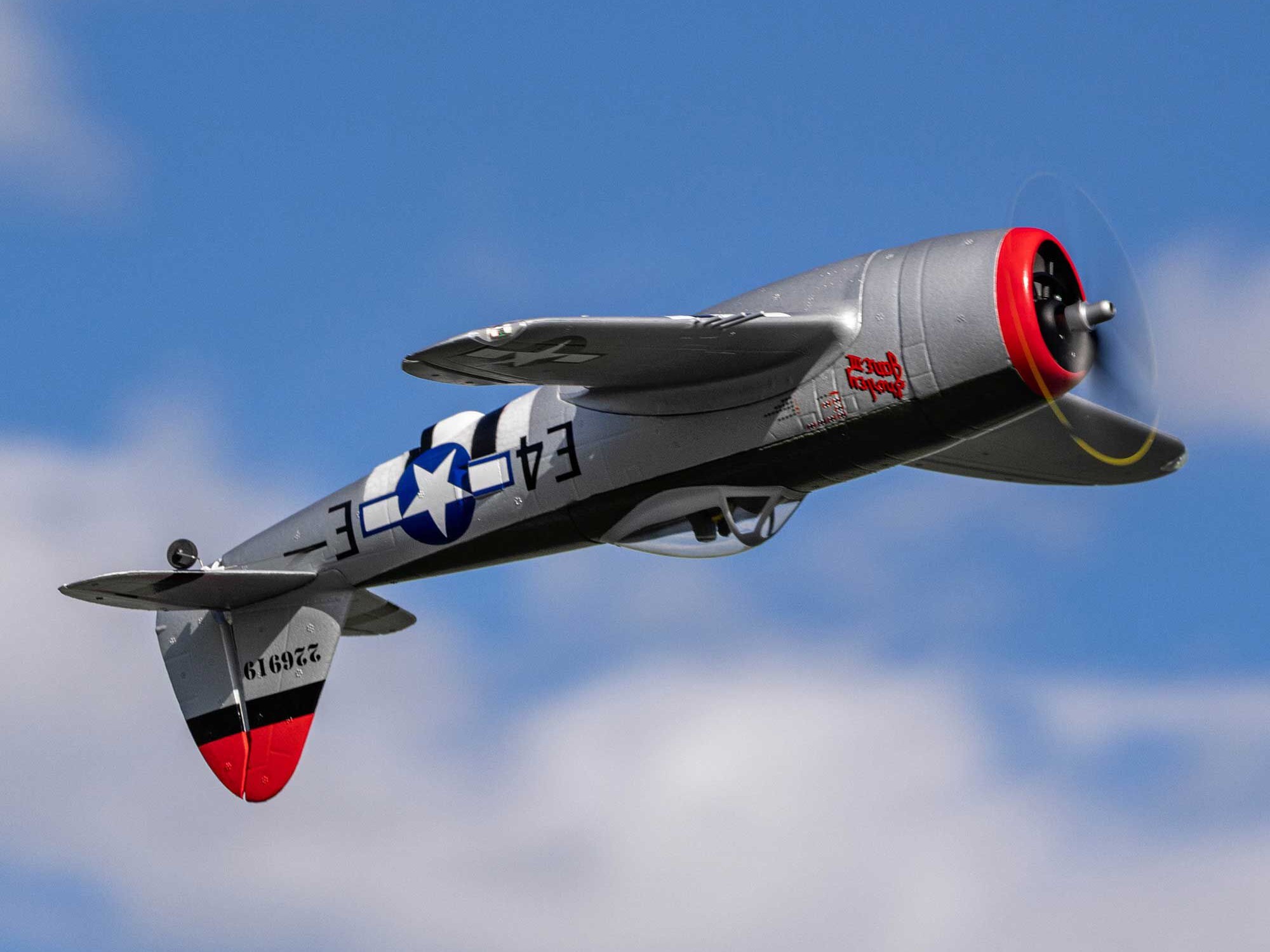E-Flite EFL07050 Micro P-47 Thunderbolt 625mm BNF Basic with AS3X+ and SAFE Select - 4